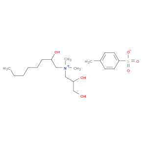 1-辛烷烷烃,N-(2,3-二羟基丙基)-2-羟基-N,N-二甲基-,4-甲基苯磺酸盐(1：1)