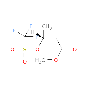 Butanoic acid, 3-[[(trifluoromethyl)sulfonyl]oxy]-, methyl ester, (R)-