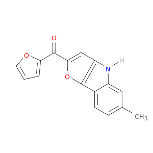 Methanone, 2-furanyl(6-methyl-4H-furo[3,2-b]indol-2-yl)-