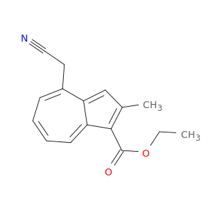 1-Azulenecarboxylic acid, 4-(cyanomethyl)-2-methyl-, ethyl ester