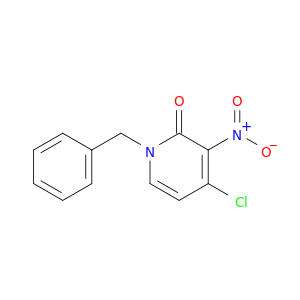 2(1H)-Pyridinone, 4-chloro-3-nitro-1-(phenylmethyl)-