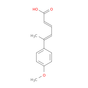 2,4-Hexadienoic acid, 5-(4-methoxyphenyl)-, (E,E)-