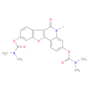Carbamic acid,dimethyl-, 5,6-dihydro-6-oxobenzofuro[3,2-c]quinoline-3,9-diyl ester (9CI)