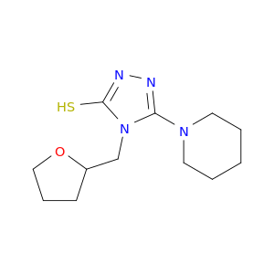 4-(Oxolan-2-ylmethyl)-5-(piperidin-1-yl)-4H-1,2,4-triazole-3-thiol