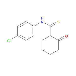Cyclohexanecarbothioamide, N-(4-chlorophenyl)-2-oxo-