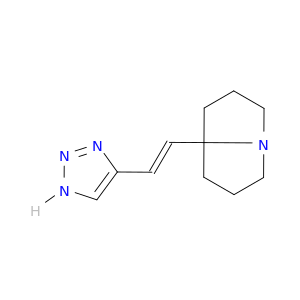 1H-Pyrrolizine, hexahydro-7a-[(1E)-2-(1H-1,2,3-triazol-4-yl)ethenyl]-