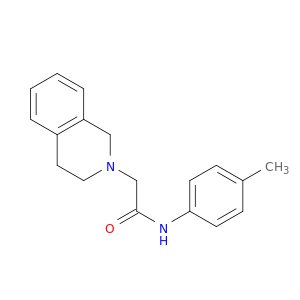 2(1H)-Isoquinolineacetamide, 3,4-dihydro-N-(4-methylphenyl)-