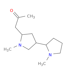 2-Propanone, 1-(1,1'-dimethyl[2,3'-bipyrrolidin]-5'-yl)-