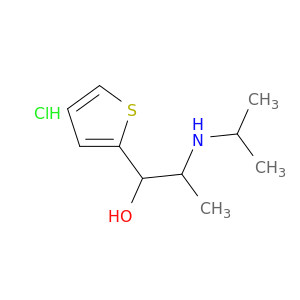 2-Thiophenemethanol, a-[1-[(1-methylethyl)amino]ethyl]-,hydrochloride (1:1)