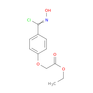 Acetic acid, [4-[chloro(hydroxyimino)methyl]phenoxy]-, ethyl ester