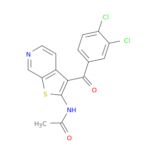Acetamide, N-[3-(3,4-dichlorobenzoyl)thieno[2,3-c]pyridin-2-yl]-