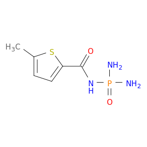 2-Thiophenecarboxamide, N-(diaminophosphinyl)-5-methyl-