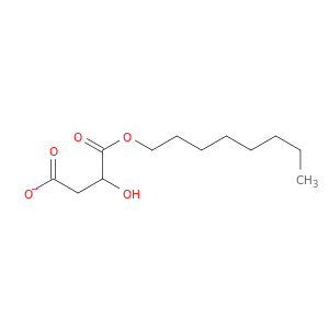Butanedioic acid, hydroxy-, monooctyl ester
