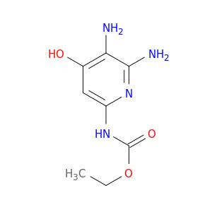 Carbamic acid, (5,6-diamino-4-hydroxy-2-pyridinyl)-, ethyl ester