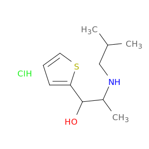 2-Thiophenemethanol, a-[1-[(2-methylpropyl)amino]ethyl]-,hydrochloride (1:1)