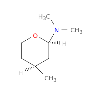 2H-Pyran-2-amine, tetrahydro-N,N,4-trimethyl-, cis-