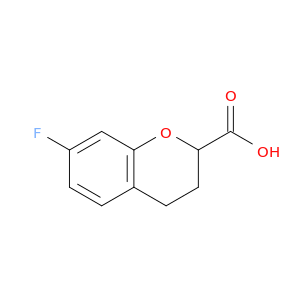7-fluoro-3,4-dihydro-2H-1-benzopyran-2-carboxylic Acid