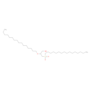 1-Propanol, 2-(hexadecyloxy)-3-(hexadecylsulfonyl)-
