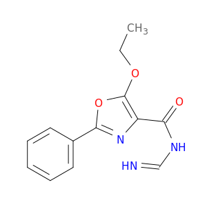 4-Oxazolecarboxamide, 5-ethoxy-N-(iminomethyl)-2-phenyl-