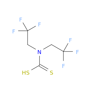 Carbamodithioic acid, bis(2,2,2-trifluoroethyl)-
