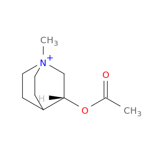 1-Azoniabicyclo[2.2.2]octane, 3-(acetyloxy)-1-methyl-, (3R)-