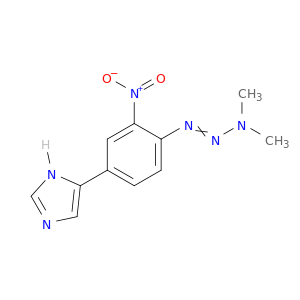 1H-Imidazole, 4-[4-(3,3-dimethyl-1-triazenyl)-3-nitrophenyl]-