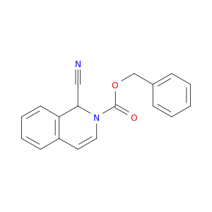 benzyl 1-cyanoisoquinoline-2(1h)-carboxylate