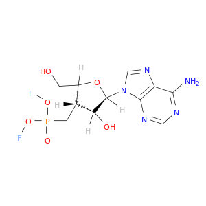 Adenosine, 3'-deoxy-3'-(difluorophosphonomethyl)-