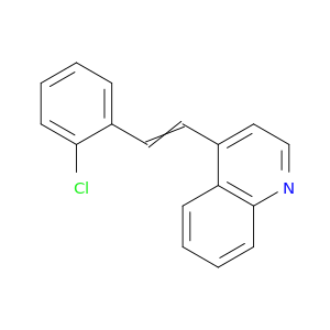 4-[2-(2-chlorophenyl)ethenyl]quinoline