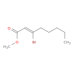 2-Octenoic acid, 3-bromo-, methyl ester, (2Z)-