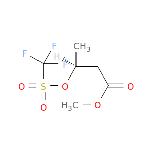 Butanoic acid, 3-[[(trifluoromethyl)sulfonyl]oxy]-, methyl ester, (S)-