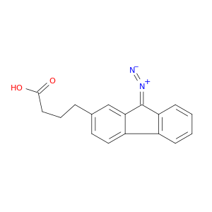 9H-Fluorene-2-butanoicacid, 9-diazo-