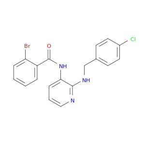 Benzamide, 2-bromo-N-[2-[(4-chlorophenyl)methylamino]-3-pyridinyl]-
