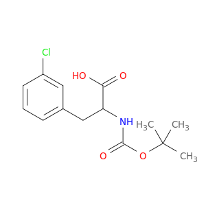 2-((叔丁氧基羰基)氨基)-3-(3-氯苯基)丙酸
