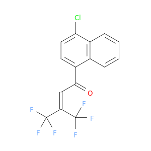 1-(4-chloronaphthalen-1-yl)-4,4,4-trifluoro-3-(trifluoromethyl)but-2-en-1-one