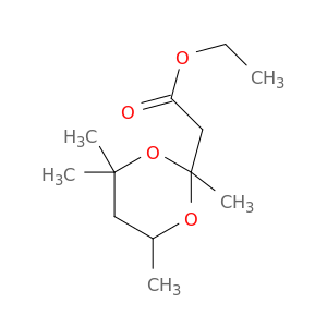 1,3-Dioxane-2-aceticacid, 2,4,6,6-tetramethyl-, ethyl ester