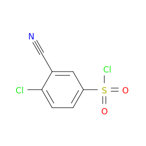 4-氯-3-氰基苯-1-磺酰氯化