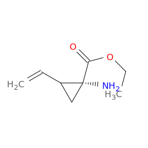 Cyclopropanecarboxylic acid, 1-amino-2-ethenyl-, ethyl ester, (1R)-