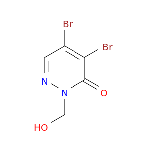 3(2H)-Pyridazinone, 4,5-dibromo-2-(hydroxymethyl)-