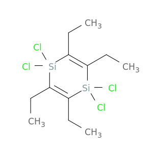1,4-Disilacyclohexa-2,5-diene, 1,1,4,4-tetrachloro-2,3,5,6-tetraethyl-