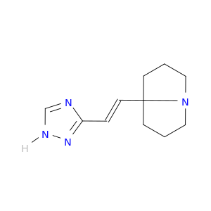 1H-Pyrrolizine, hexahydro-7a-[(1Z)-2-(1H-1,2,4-triazol-3-yl)ethenyl]-