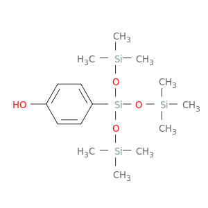 Phenol, 4-[3,3,3-trimethyl-1,1-bis[(trimethylsilyl)oxy]disiloxanyl]-