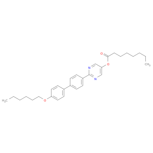 Octanoic acid, 2-[4'-(hexyloxy)[1,1'-biphenyl]-4-yl]-5-pyrimidinyl ester