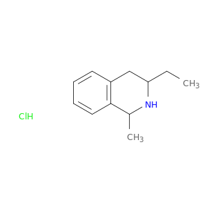 Isoquinoline, 3-ethyl-1,2,3,4-tetrahydro-1-methyl-, hydrochloride