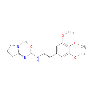 Urea, (1-methyl-2-pyrrolidinylidene)[2-(3,4,5-trimethoxyphenyl)ethenyl]-