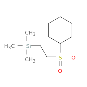 Silane, [2-(cyclohexylsulfonyl)ethyl]trimethyl-