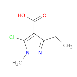 5-Chloro-3-ethyl-1-methyl-1H-pyrazole-4-carboxylic acid