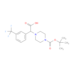 2-(4-(叔丁氧基羰基)哌嗪-1-基)-2-(3-(三氟甲基)苯基)乙酸