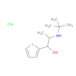 2-Thiophenemethanol, a-[1-[(1,1-dimethylethyl)amino]ethyl]-,hydrochloride (1:1)