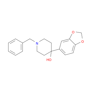 4-Piperidinol, 4-(1,3-benzodioxol-5-yl)-1-(phenylmethyl)-